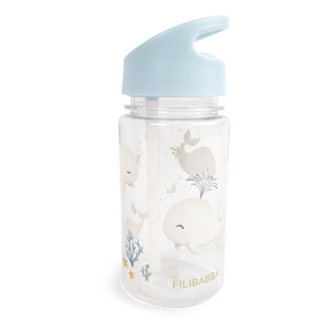 Filibabba Drikkedunk i plast 400 ml - Christian's Whale Tales - 1 stk.