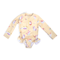 Filibabba UV-dragt 1-2 år Vilje - Unicorn Shores - 1 stk.