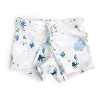 Filibabba Badeshorts 1-2 år Orla - Christian's Whale Tales - 1 stk.