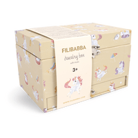Filibabba Smykkeskrin med musik - Unicorn - 1 stk.