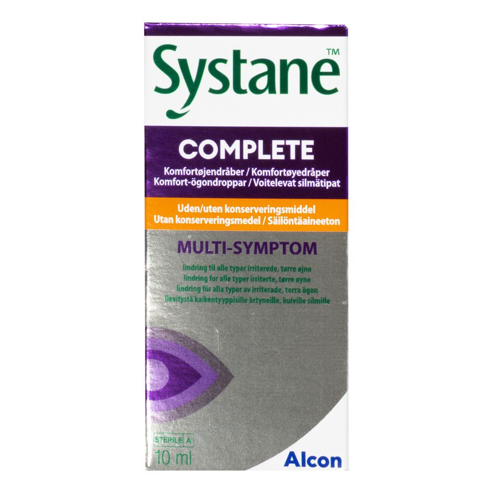 Systen Tablet Køb Systane Complete u. konserveringsmiddel billigt hos Med24.dk