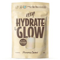 Heey! Hydrate & Glow Electrolytes + Coll-egan® Pineapple Coconut 240 g - 240 g.