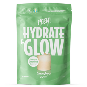 Heey! Hydrate & Glow Electrolytes + Coll-eganÂ® Green Apple & Kiwi 240 g - 240 g.