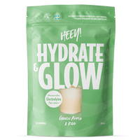 Heey! Hydrate & Glow Electrolytes + Coll-egan® Green Apple & Kiwi 240 g - 240 g.