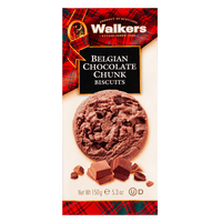 WALKERS Skotske Walkers med Belgisk chokoladestykker - 150 g.