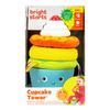 Bright Starts Cupcake Tower Stablelegetøj med bidering - 1 stk.