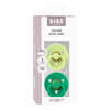 BIBS Colour 2 pack Latex Str. 1 Matcha/Cactus - 2 stk.