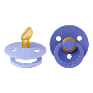 BIBS Colour Anatomical Latex Str. 1 Hush/Grape - 2 stk.