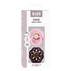 BIBS Boheme Latex Str. 1 Baby Pink/Plum - 2 stk.