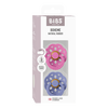 BIBS Boheme Latex Str. 2 Bubblegum/Peri - 2 stk.