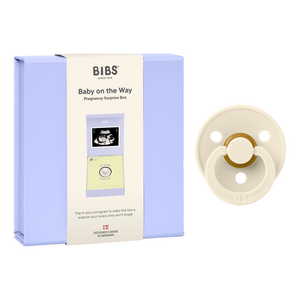 BIBS Gift Set Baby on the Way Latex Size 1 Ivory - 1 stk.