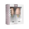 BIBS Baby Bottle Round Latex 150 ml Slow Flow Blush - 2 stk.