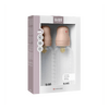 BIBS Baby Bottle Round Latex 270 ml Medium Flow Blush - 2 stk.