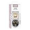 BIBS Pacifier Studio Colour Latex Polka Str.2 Ivory/Black - 2 stk.