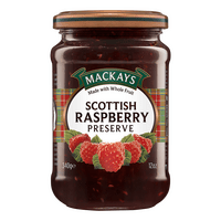 MACKAYS Skotsk Hindbærmarmelade - 340 g.