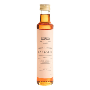DE 5 GAARDE Dansk koldpresset rapsolie, chilismag - 250 ml.