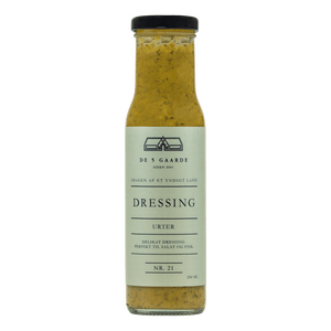 DE 5 GAARDE Dansk Premium urtedressing  - 250 ml.