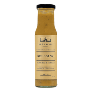 DE 5 GAARDE Dansk premium honning/sennep dressing - 250 ml.