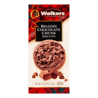 WALKERS Skotske Walkers med Belgisk chokoladestykker - 150 g.