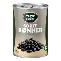 Taste of Nature Sorte Bønner  - 400 g.