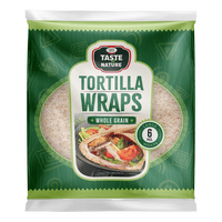 Taste of Nature Tortilla Wraps Fuldkorn  - 370 g.