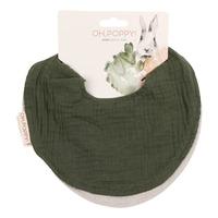 Oh, Poppy! Juno Hagesmække Forest Green/Linen Beige - 2 stk.