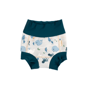 Filibabba Blebadebukser 1-2 år Lucca - Christian's Whale Tales - 1 stk.