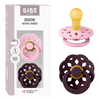 BIBS Boheme Latex Str. 1 Baby Pink/Plum - 2 stk.