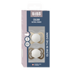 BIBS Pacifier Supreme Silicone Str. 1 Vanilla Glow/Dark Oak Glow - 2 stk.