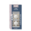 BIBS Pacifier Supreme Silicone Str. 2 Vanilla Glow/Dark Oak Glow - 2 stk.