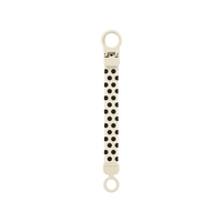 BIBS Studio Clip Loop Polka Ivory Black - 1 stk.