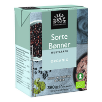 Urtekram Sorte Bønner Tetra Ø - 390 g.