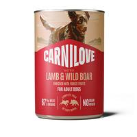 Carnilove vådfoder m. lam & vildsvin - 400g.