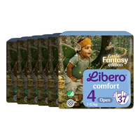 Libero Comfort 4 Åben Ble - 6 x 37 stk.