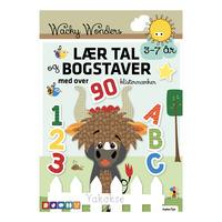 Wacky Wonders Aktivitetsbog - Lær Tal & Bogfstaver - ABC & 123  - 1 stk.