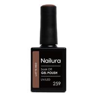 Nailura Gel Polish 259 - Latte Red - 10 ml.