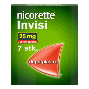 Nicorette Nikotin Invisi Plaster - 25mg/16t - 7 stk.