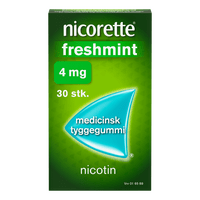 Nicorette Tyggegummi (Freshmint), 4 mg - 30 stk