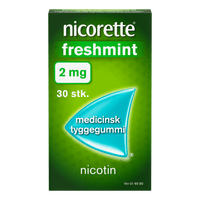 Nicorette Tyggegummi (Freshmint), 2 mg - 30 stk