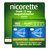 Nicorette Sugetabletter Fruit 2 mg - 160 sugetabl.