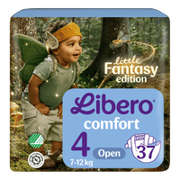 Libero Comfort 4 Åben Ble 7-12 kg - 37 stk.