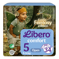 Libero Comfort 5 Åben Ble 9-14 kg - 34 stk.