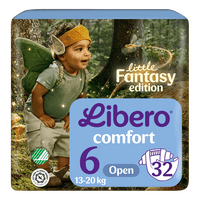 Libero Comfort 6 Åben Ble 13-20 kg - 32 stk.