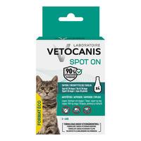 Vetocanis Vetocanis Anti-parasit Spot on Kat Economy, 3-6 kg - 4x1,2 ml.
