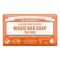 Dr. Bronner's Magic Bar Soap Tea Tree - 140 g.