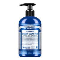 Dr. Bronner's Organic Sugar Soap Peppermint - 355 ml.