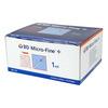 BD Micro Fine+ insulinsprøjte 1 ml - 100 stk.