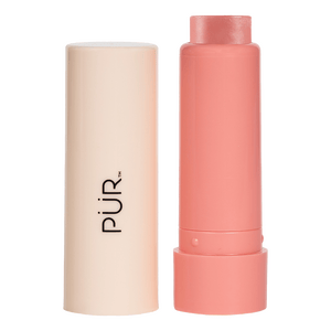 PÜR Silky Tint Creamy Multitasking Stick with Peptides - Coral Cosmo - 6 g.