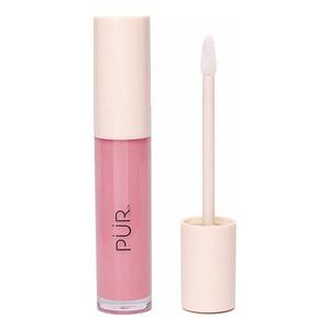 PÜR Glossy Lip Tint Plumping Tinted Lip Oil - Strawberry Sorbet - 9,5 ml.