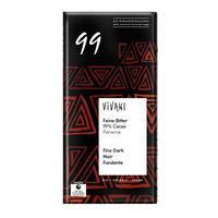 Vivani mørk chokolade 99% - 80 g